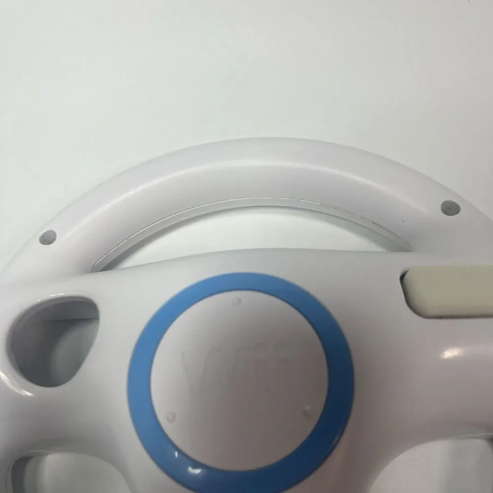 Official OEM Nintendo Wii Mario Kart Steering Wheel Controller White RVL-024